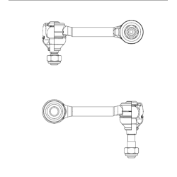 Anti-roll bar link for Citroën CX 78 - 91