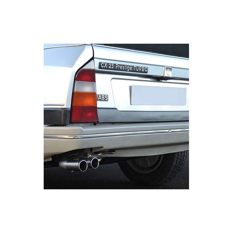 Citroën CX Turbo stainless steel exhaust line Citroën CX Turbo stainless steel exhaust line
