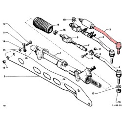 New steering rod CX Citroën Diravi